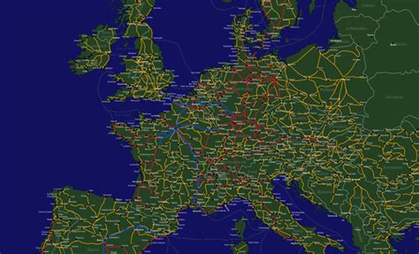 European Rail Maps European Rail Guide Train Route Map European