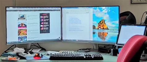 Samsung 32 4k Curved Monitor Ur590c Dual Monitor Review Gadgetguy