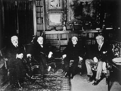 The Big Four At The Paris Peace Conference 1919