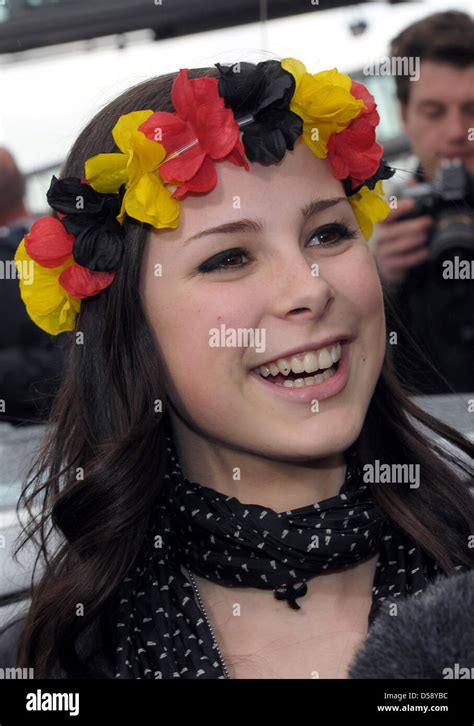 German Lena Meyer Landrut Winner Eurovision Hi Res Stock Photography