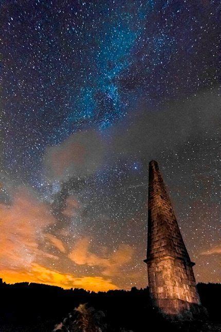 Milky Way Over Murrays Monument By Derek Beattie Dark Skies Scotland