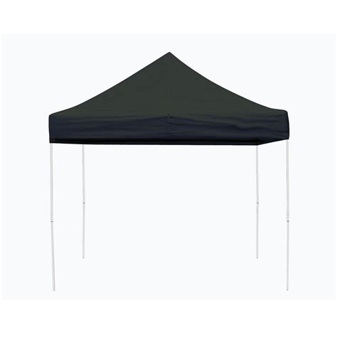 Shelterlogic 10x15 pop up canopy tent. ShelterLogic Pro Series 10 ft. x 10 ft. Black Straight Leg ...