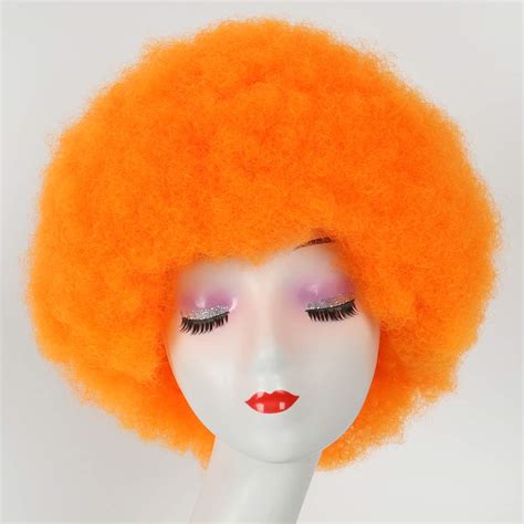 Themis Hair Large Afro Wig For Black Women Orange Afro