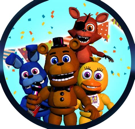 Five Nights At Freddys Fnaf Birthday Cupcake Toppers Etsy Nederland