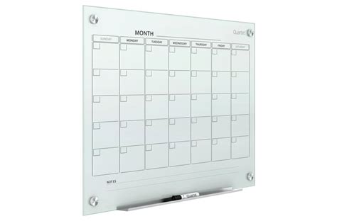 Quartet Infinity® Magnetic Glass Dry Erase Calendar Boards Calendar And Planning Boards Quartet