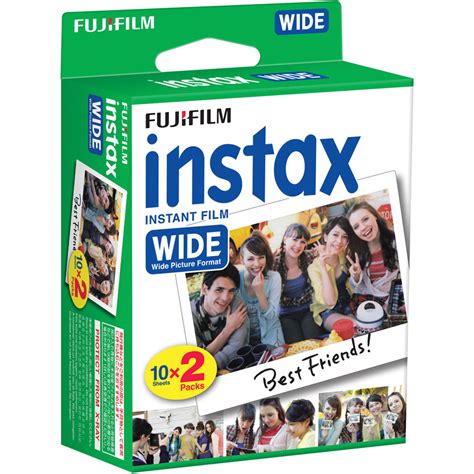 Fujifilm Instax Wide Instant Film 20 Exposures 16385995 Bandh
