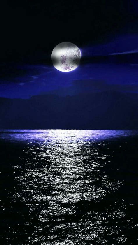Pin By Pam Riedel On Peyton Ocean At Night Beautiful Moon Shoot The