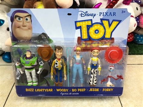 Muñeco Toy Story 4 Woody Jessie Buzz Forky Bo Peep 5pza Chinatoys