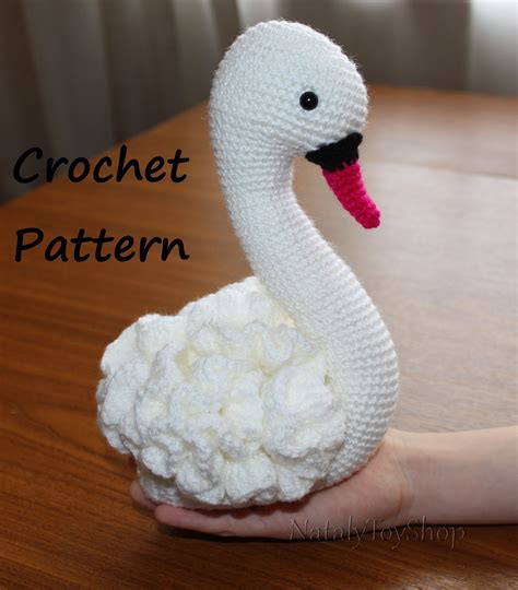 Crochet Pattern Swan Crochet Bird Patterns Crochet Patterns