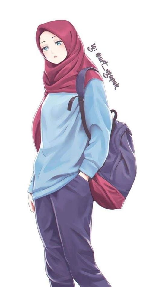 937 Wallpaper Anime Girl Berhijab Pics Myweb