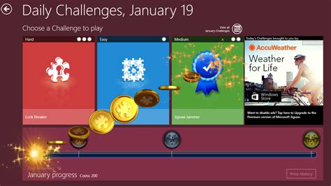 Play Daily Challenges In Microsoft Jigsaw To Gain Coins Medals And