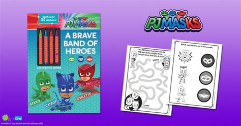 Pj Masks Activity Pages To Print At Home Studio Fun International My