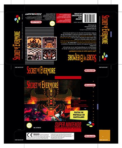 Secret Of Evermore Old Games Boxes