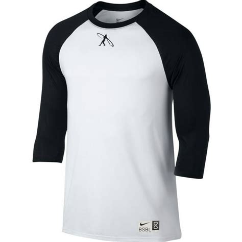 Nike Nike Mens Swingman Legend 34 Sleeve Baseball Shirt 845713 100
