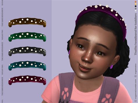 The Sims Resource Eleonora Headband For Toddlers