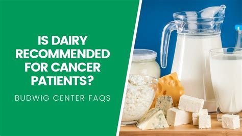 Is Dairy Recommended For Cancer Patients Youtube