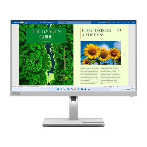 Monitor Lenovo L24m-40 | 23.8" | 1921 x 1080 px | 100 Hz