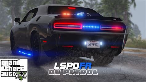 Gta5 Lspdfr Dodge Challenger Hellcat Police Car Youtube