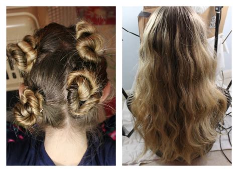 How do we learn how to make curls last overnight?! Overnight Heatless Curls | How To - volleysparkle