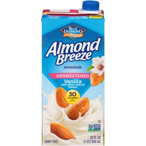 Almond Breeze Vanilla Unsweetened Almond Milk Fl Oz Fred Meyer