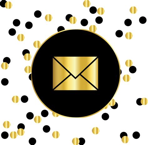 Email Mail Gmail Social Media Icons Website Instagram Logo Black