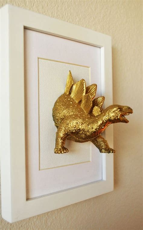 Decorate your living room, bedroom, or bathroom. Stegosaurus Dinosaurier Artwork / 5 x 7 / 3D Kunst von ...