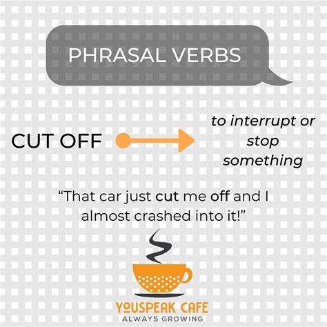 Phrasal Verb Of The Day Learn English Mini Lessons Idioms English