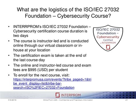 Iso Iec 27032 Foundation Cybersecurity Training Course