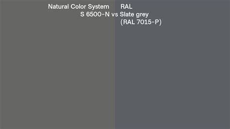 Natural Color System S N Vs Ral Slate Grey Ral P Side By