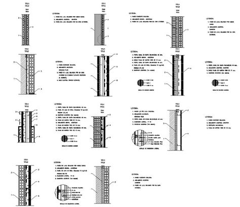 Acoustic Isolation Wall Detail Drawing In Dwg Autocad File Detailed