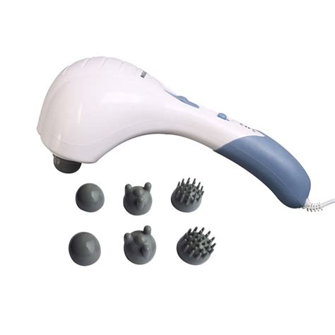 Electric Handheld Massager Hammer Vibrating Double Head Neck Back Body