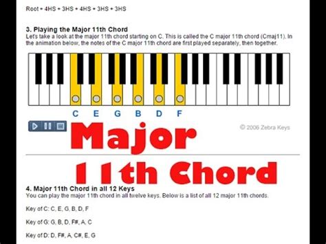 Che tu abbia un piano verticale o un piano a coda, accordare il tuo strumento può sembrare una missione impossibile se non hai il giusto materiale e se non adotti delle precauzioni. How to Play Major 11th Chords on Piano - YouTube