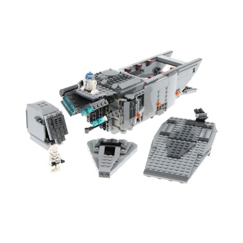1x Lego Set Star Wars First Order Transporter 75103 Grau Unvollständig