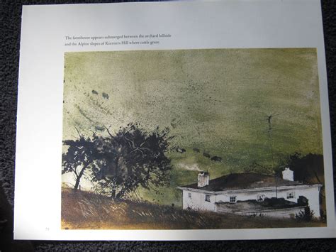 The Farmhouse And The Hillside Orchard From Andrew Wyeth From The Book