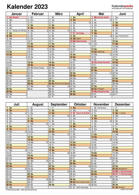 Kalender 2023 Zum Ausdrucken Als Pdf 17 Vorlagen Kostenlos