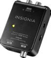 Insignia Optical Coaxial Digital To Analog Converter Black NS HZ313