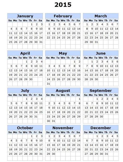 Printable 2015 Calendar Calendars Pinterest 2015 Calendar New