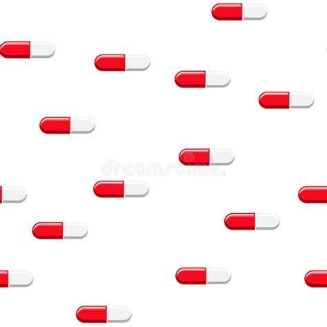Medical Seamless Pattern Texture Of Medicinal Pharmaceutical Pills