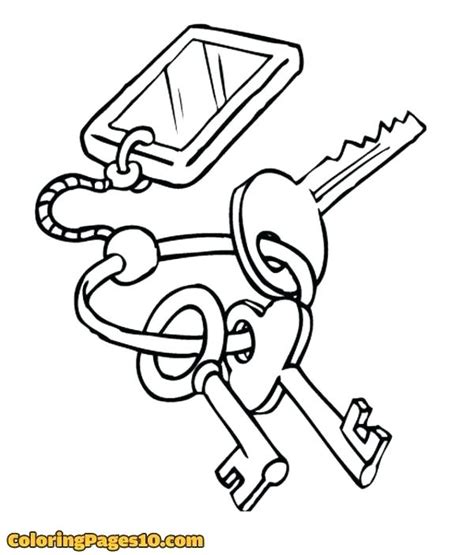 Key Coloring Page Free Coloring Kids Coloring Pages Clipart Best