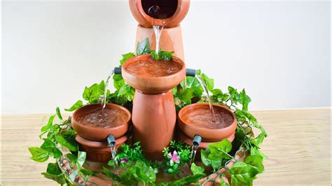 How To Make A Water Fountain Out Of Clay Pots