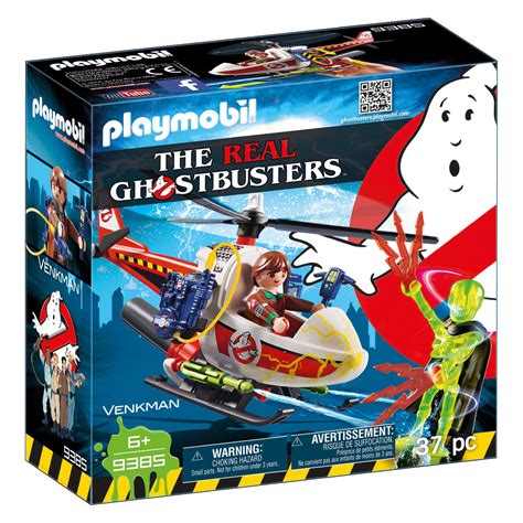 Playmobil Ghostbusters Venkman Con Helicóptero Superjuguete Montoro