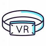 Virtual Realidad Transparent Icono Pulsera Svg Vuelo