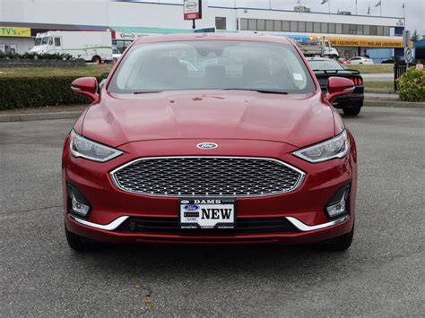 2020 Ford Fusion Hybrid Titanium Rapid Red 20l Ivct Atkinson Cycle I