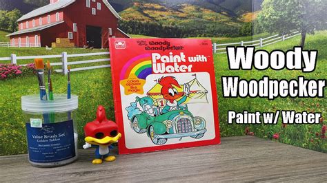 Vintage Woody Woodpecker Paint With Water Review Youtube