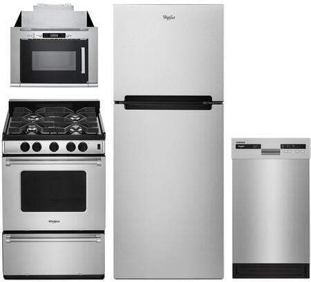 Buying a major kitchen appliance can be daunting. Whirlpool 4 Piece Kitchen Appliances Package with ...
