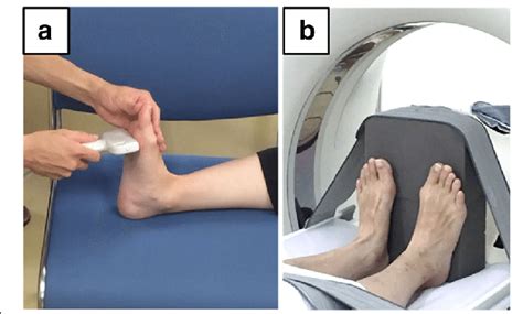 Foot Position For Ultrasonography Us And Computed Tomography Ct