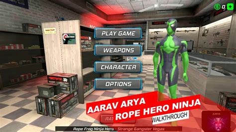 Rope Hero Ninja Game Details Youtube