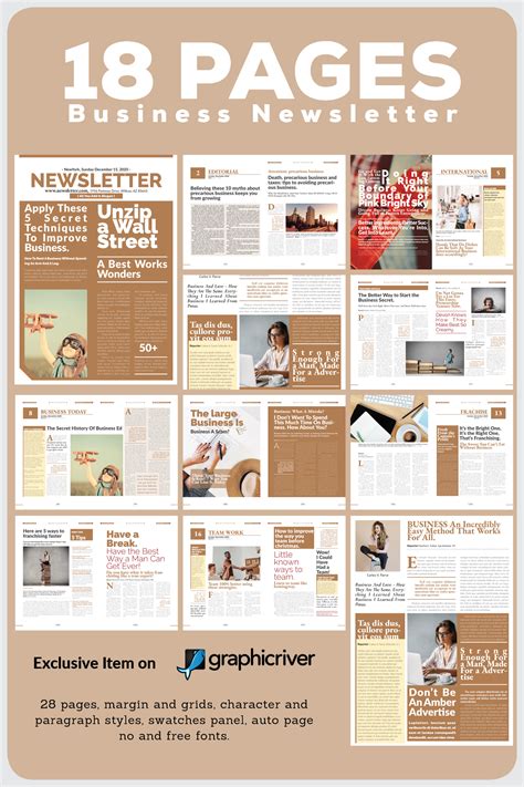 9 In Design Newsletter Template Perfect Template Ideas