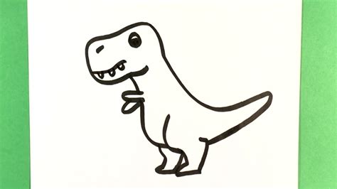 T Rex Dinosaur Drawing Easy Cute Dinosaur Drawing My Xxx Hot Girl