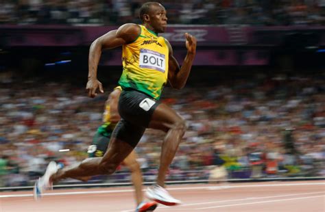 Fastest relay 4×100 metres (male) average and top speeds. Usain Bolt - Our Planet